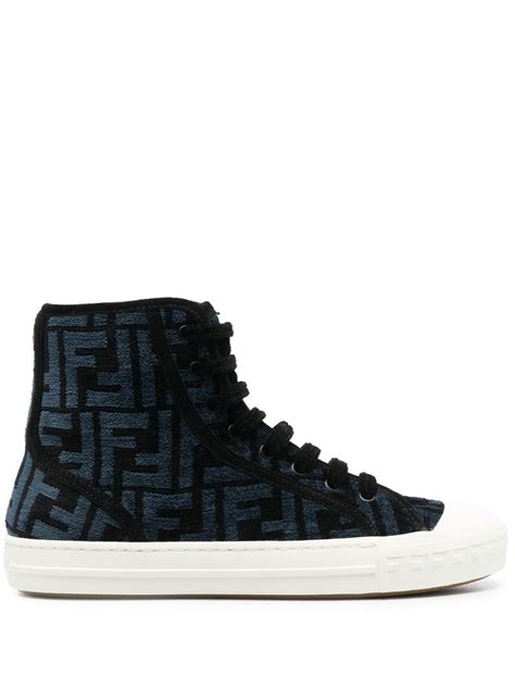 fendi high top sneakers|fendi outlet.